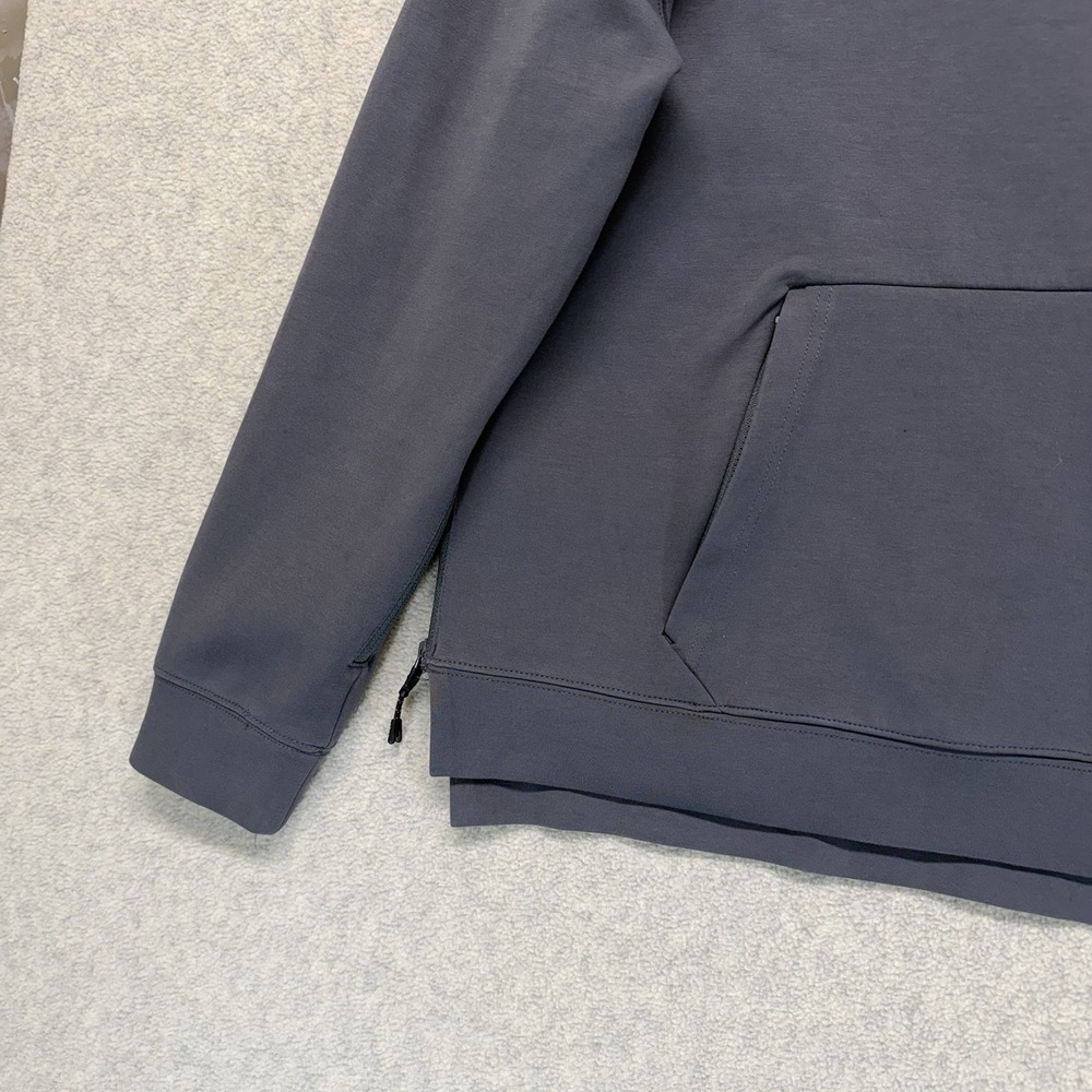 BYLT Premium Basics Drop-Cut Hoodie Gray Pullover Mens Large - Picture 2 of 12